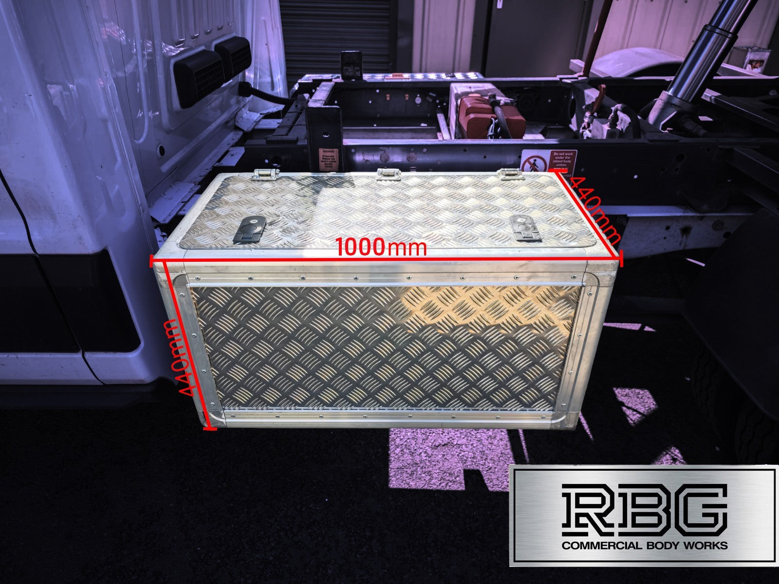 Aluminium Toolbox Storage Box Lockable Large - Ford Transit Trucks FREE POSTAGE!