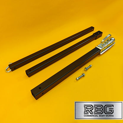 Vehicle Recovery Tow Pole 3.5Ton Ridged Towing Bar 2.6m 3500kg 3pc Steel Car Van