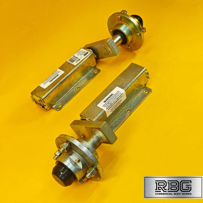 Suspension Unit & Hub 500kg PAIR Zinc Plated With 4 Studs On 4" PCD for Trailers