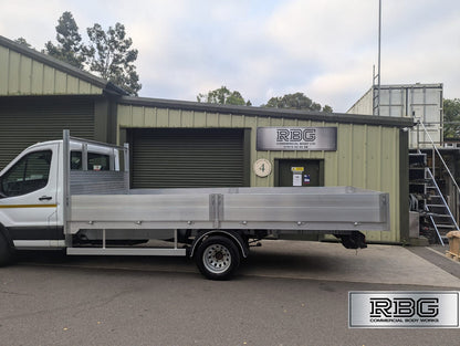 Aluminium Corner Pillar Extrusion 600mm & Socket Dropside Truck Trailer Tailgate