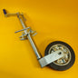 48mm Jockey Wheel + Clamp For Trailer Heavy Duty Serrated 750kg 670-940mm
