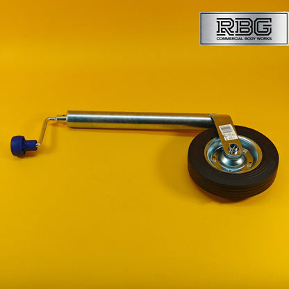 42mm Jockey Wheel For Trailer / Caravan 100Kg Standard Duty 480-750mm Extension