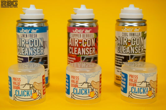 Air-Con Cleanser SET of Cool Vanilla + Summer Berries + Fresh Linen Uber Air Car