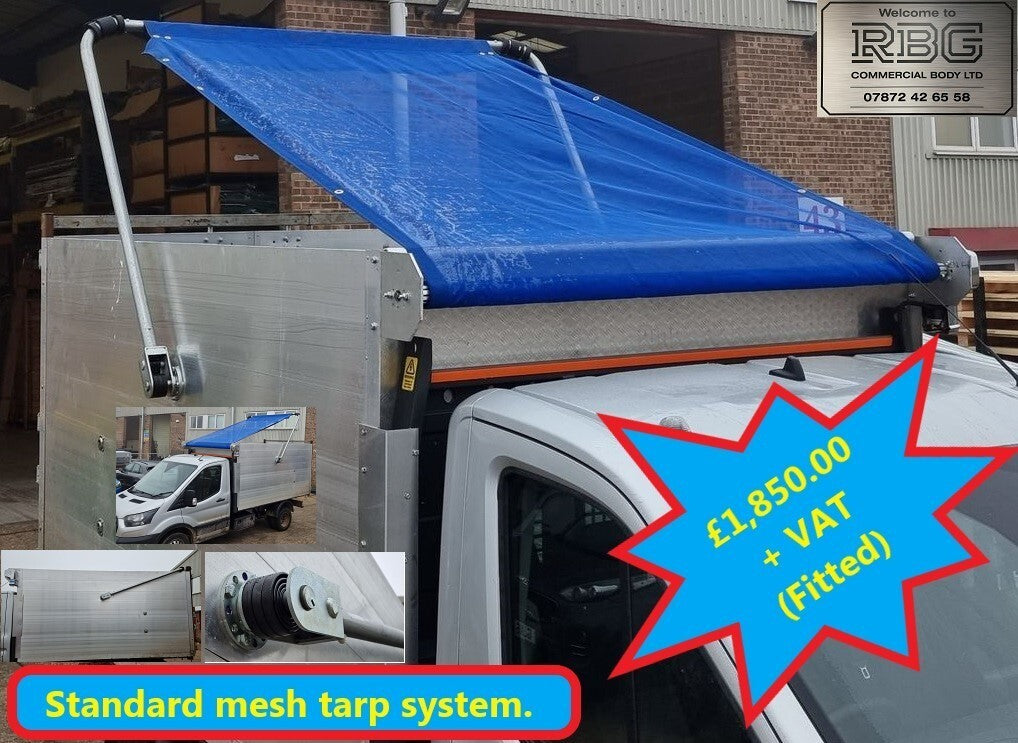 Ford Transit single cab crash rails. Side guards with corner pillars.