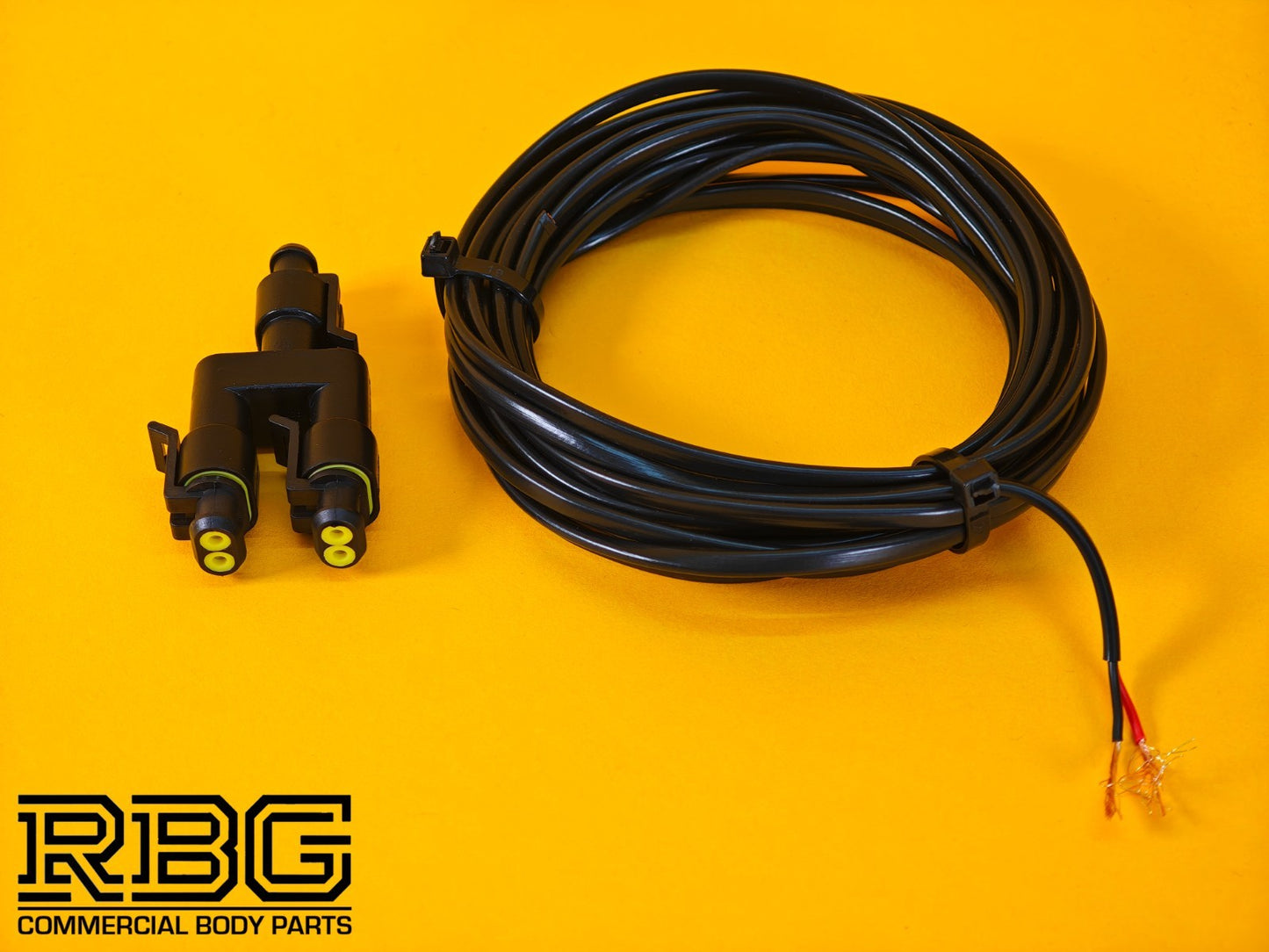 3 Way SuperSeal Splitter + 3Pc Connector Kit 2 Pin + 5m Cable SET Male Y Piece