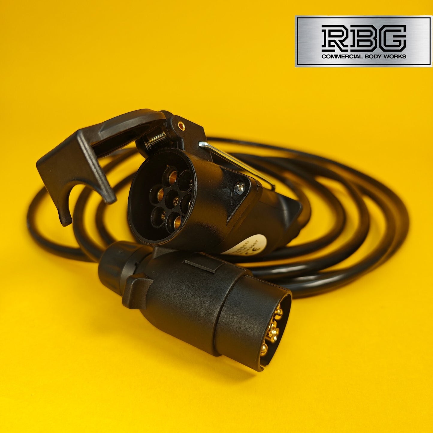 Extension Lead 7 Pin Plug To 7 Pin Flying Socket 3m Towing Cable Trailer 12V