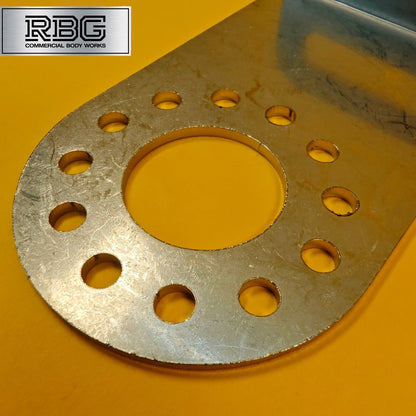 Right Angle Towbar Socket Plate 7 or 13 Pin Heavy Duty Mounting Trailers No Slot