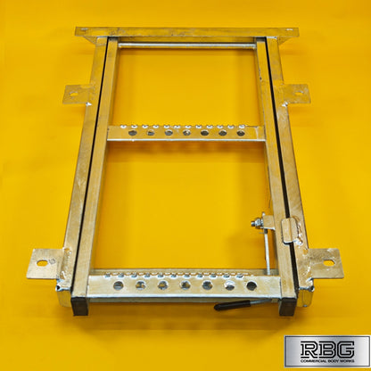 Pull Slide Out Step 2 Rung Underfloor Access Ladder Tipper Truck Trailer Steel