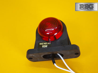 Corner Position Lamp + SuperSeal Socket Outline Marker Red White Lighting 12/24V