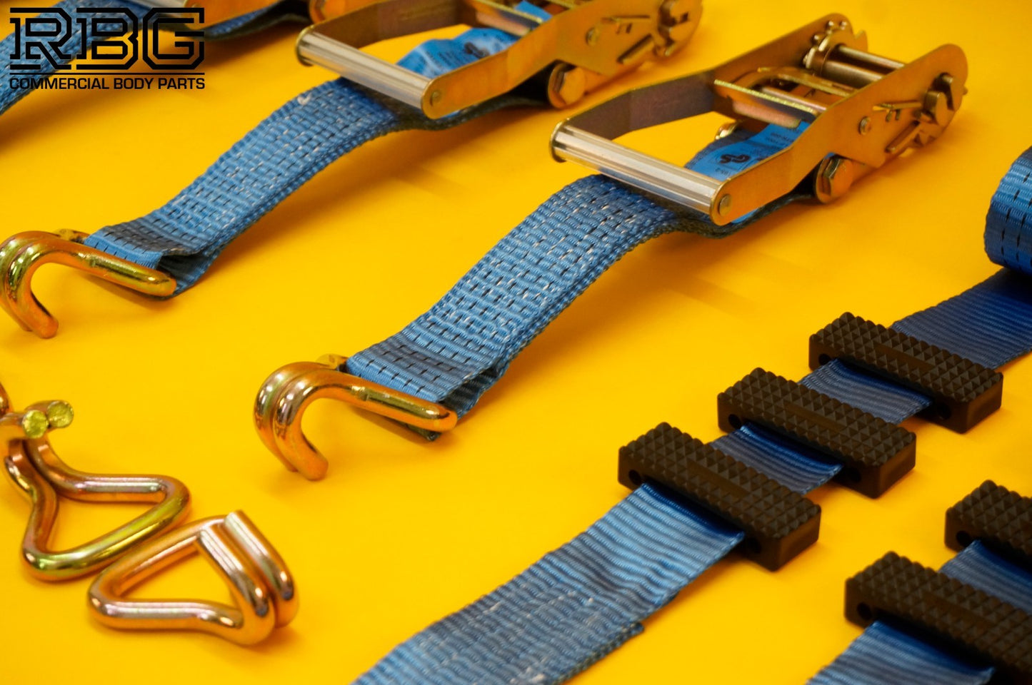Recovery Strap SET 5Ton Over Wheel 4m x 50mm + Winching Assistance Strap 1.5m