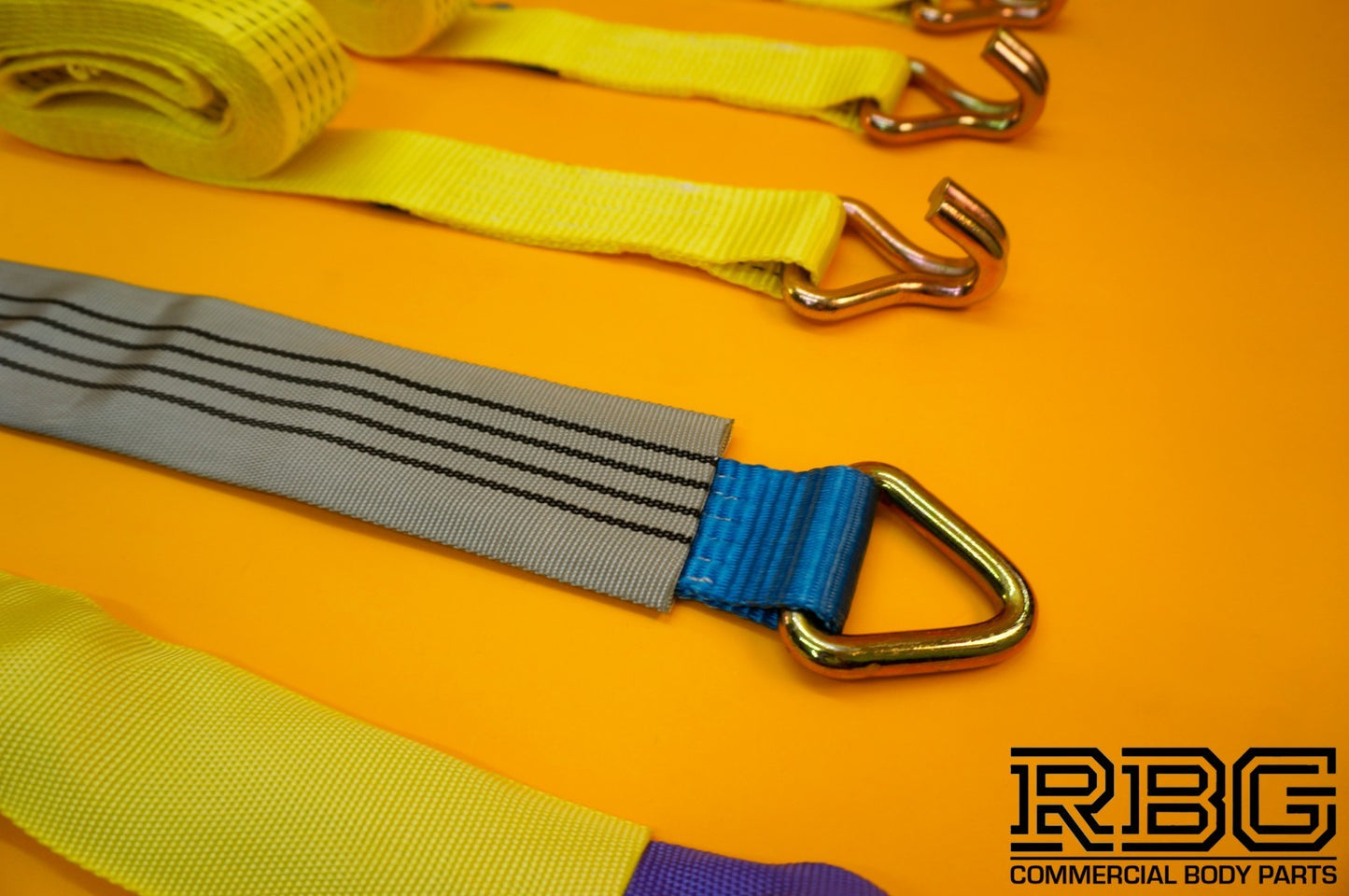 Axle Recovery Strap + Winching Assistance Strap + 4x Tie Down Ratchet Strap 5ton