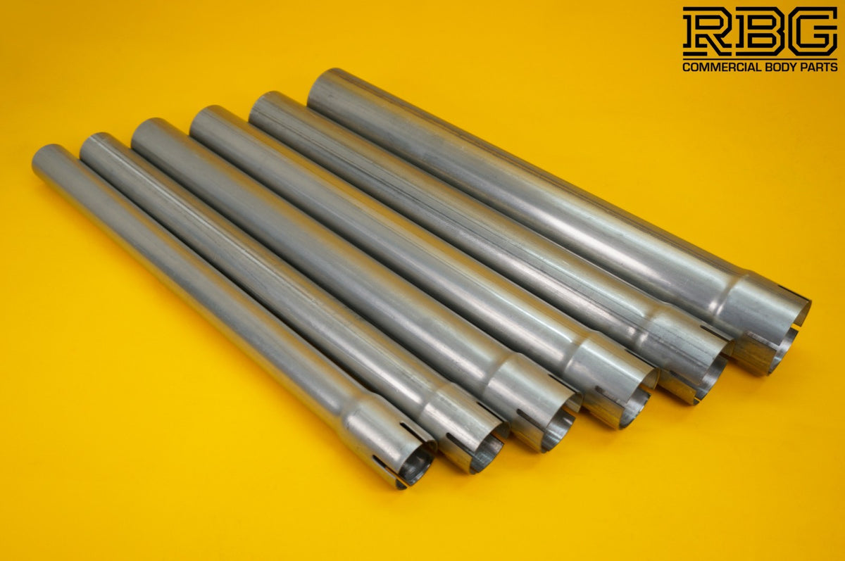 Exhaust Pipe Repair Section Tube Expanded Swaged Fit 500mm Long - VARIOUS SIZES