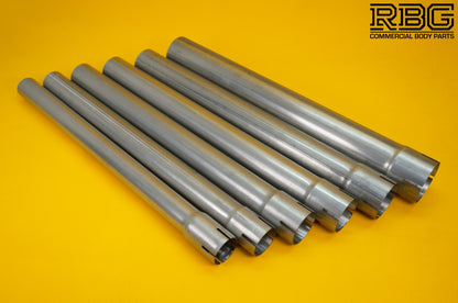 Exhaust Pipe Repair Section Tube Expanded Swaged Fit 500mm Long - VARIOUS SIZES