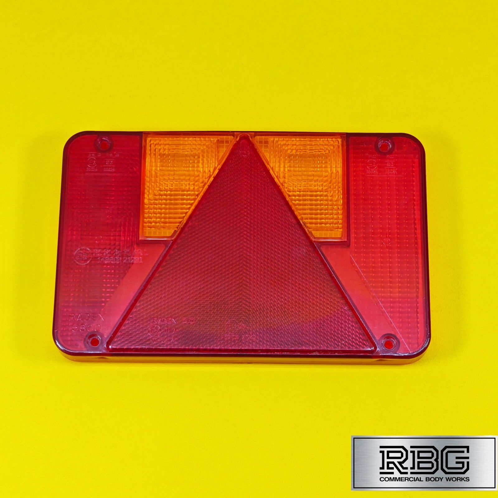 Replacement Lens for Radex 5800 RIGHT Hand Rear Combination Light for Trailer UK