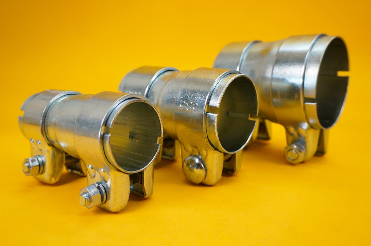 Exhaust Reducer Connector Pipe Joiners Double Clamp Sleeve Adapter VARIOUS SIZES