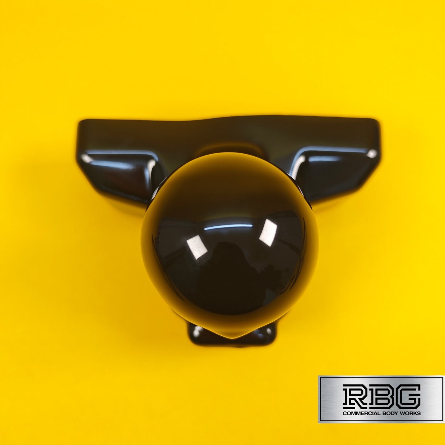Towball Cover with Reflector Black PVC Boot for Fit Standard 50mm Tow Ball UK