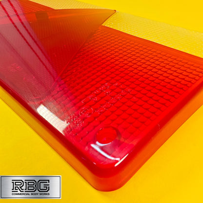 Replacement Lens Rear Light LEFT for AJBA FP.80 Orange Reflector Erde Trailer