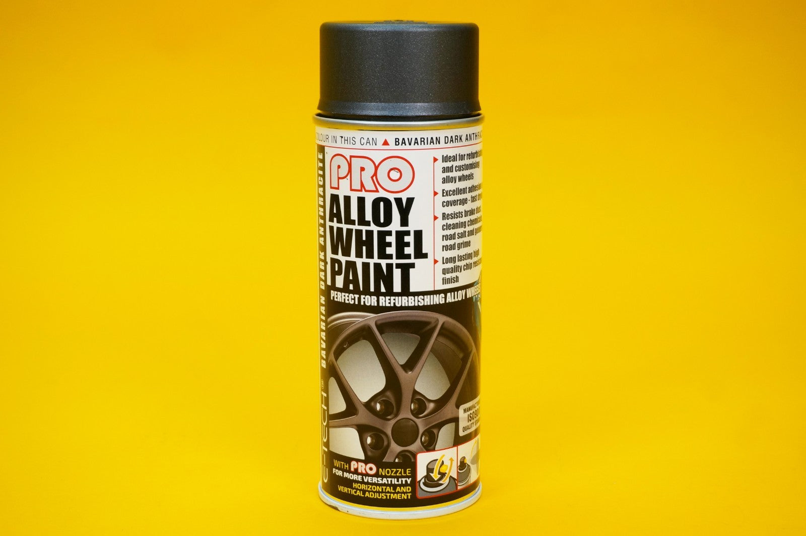 PRO Alloy Wheel Paint DARK ANTHRACITE GREY Refurbish & Refresh Spray E-TECH