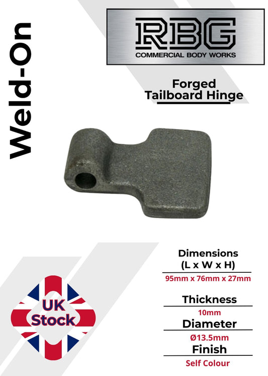 Flat Hinge Weld on Spade Forged Trailer Drop Truck Pickup Gudgeon Tailgate