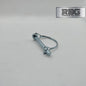 D Lock Pin - 8X70MM Wire Shaft Clip Lynch Linch Trailer Tractor Taw Locking