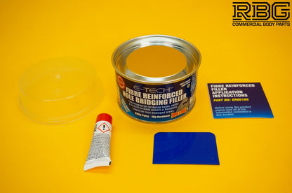 Fibre Reinforced Hole Bridging Filler Car Bodywork Crack & Rust Damage Repair