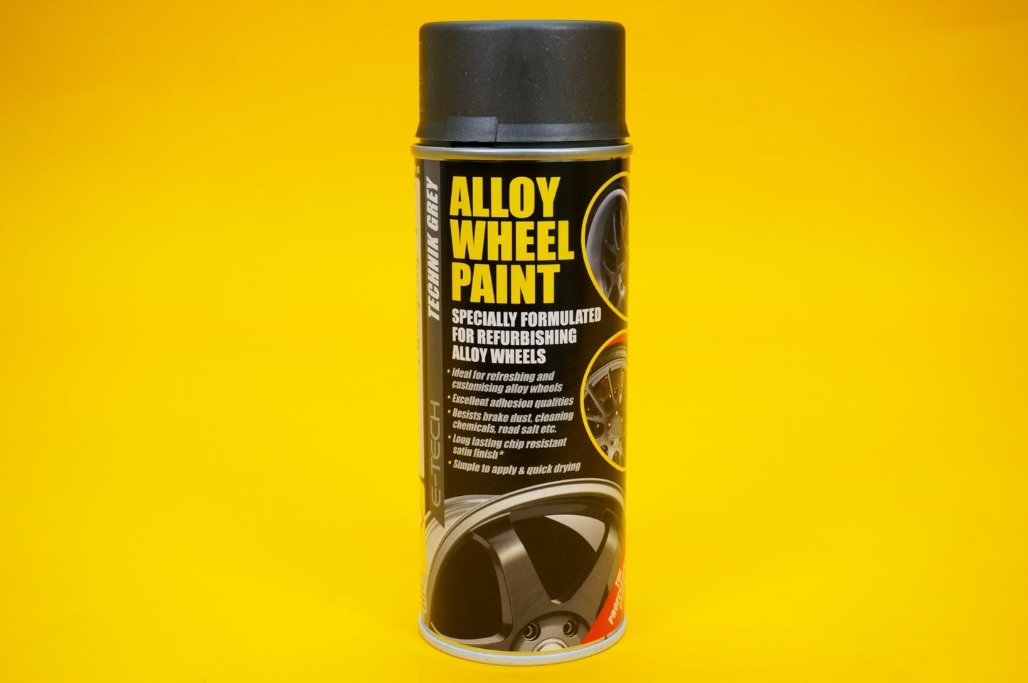 Alloy Wheel Paint TECHNIK GREY 400ml Aerosol Spray Car Refurbishment E-TECH