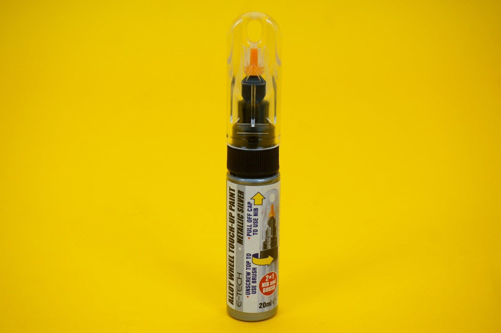 Alloy Wheel Paint Touch-Up PEN & STICK SILVER Chip Kurb Damaged Repair Pen Car