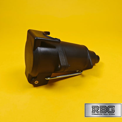 12N 7 Pin Flying Socket Plastic Towing Electrics Socket for Trailers Caravans