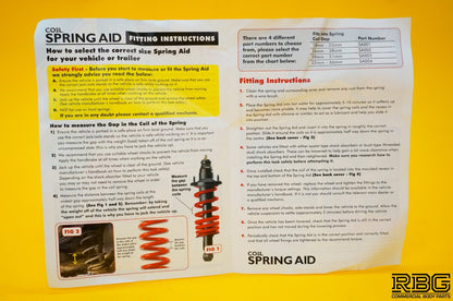 Coil Spring Aid Assister 26mm–38mm Gap Towing Suspension Support Car Caravan