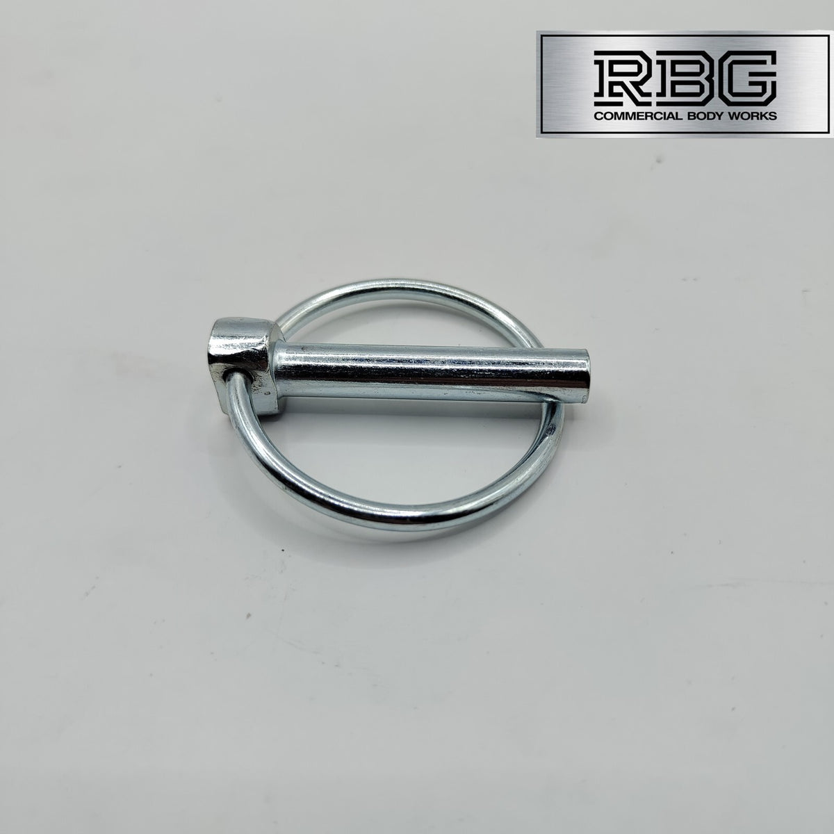 2x Lynch Pins Ø8 x 44.5mm Zinc Plated Steel Linch Pins Trailer, Tractor, Truck