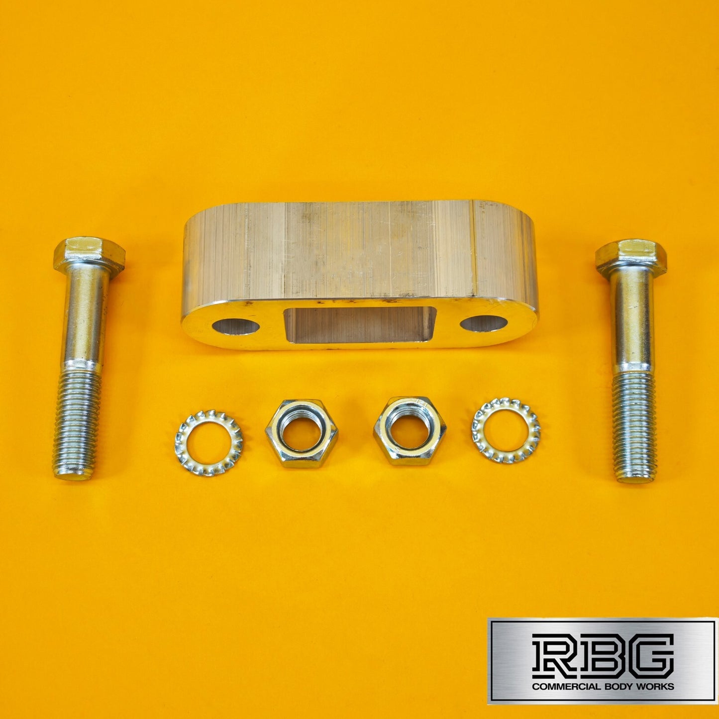 Tow Bar Ball Spacer Extension + 80mm Bolts & Nuts 38mm Block Trailer Caravan UK