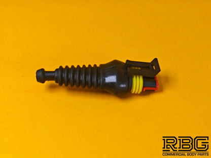 SuperSeal Plug Kit Pair Female/Male 3 Way With Protective Boots AMP Wiring IP67