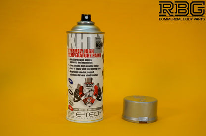 Extremely High Temperature Paint SILVER 400ml E-TECH XHT for Car Engine Exhaust