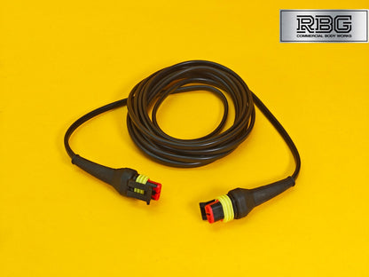 1M SuperSeal Connector Harness 2Way / 2Pin Male Plugs Link Harness Sealed Lead