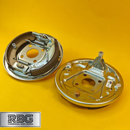 250x40 Back Plates for Brake Drums Bolt On PAIR Knott Ifor Williams Trailers UK