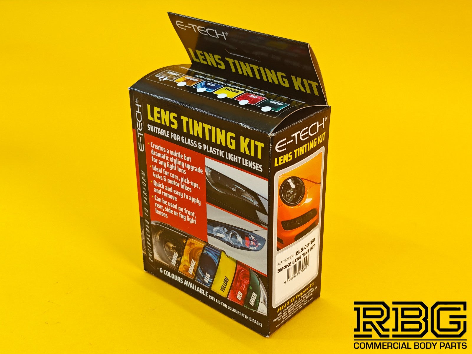 Smoke Black Lens Tinting Kit Spray & Remover For Car Vehicle Glass Lamp E-TECH
