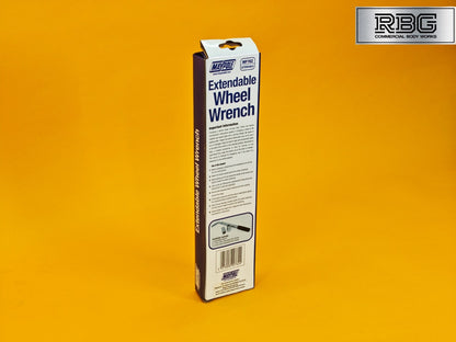 Extendable Wheel Nut Wrench 2 Reversible Sockets 17mm 19mm 21mm 23mm Power Bar