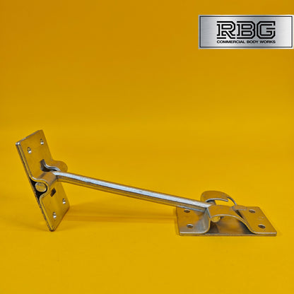 Door Retainer 155mm Hook & Catch Plate Horsebox Trailer Truck Caravan Barn 1Pc