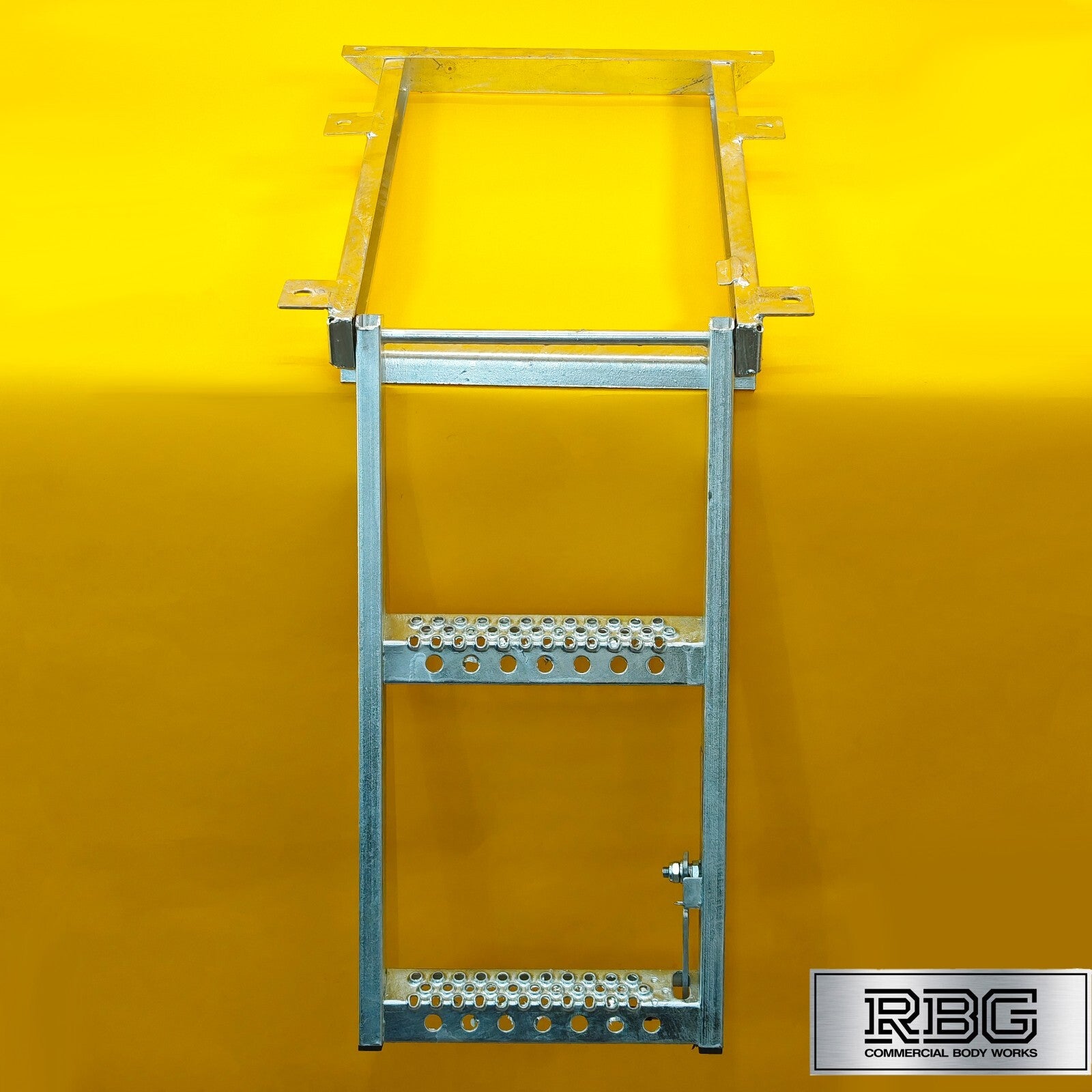Pull Slide Out Step 2 Rung Underfloor Access Ladder Tipper Truck Trailer Steel