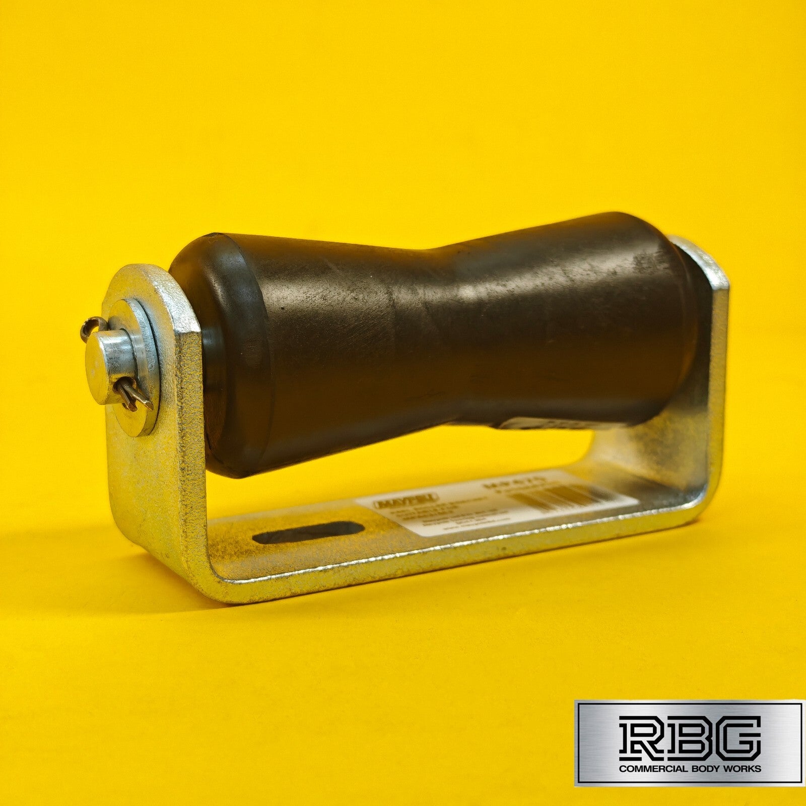 Keel Roller + Bracket 16mm Bore for Boat Trailers Non-Marking Polyurethane UK
