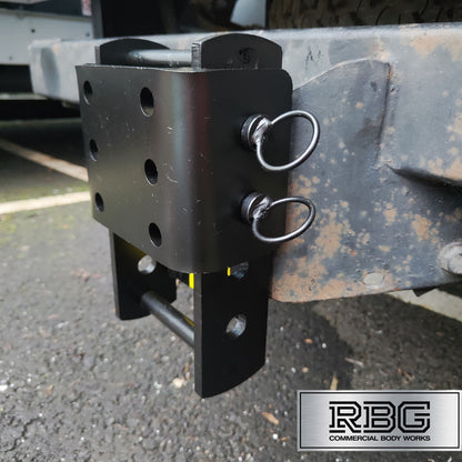 Towbar Slider Drop Plate Height Adjustable Coupling for Flange 3500kg by Maypole