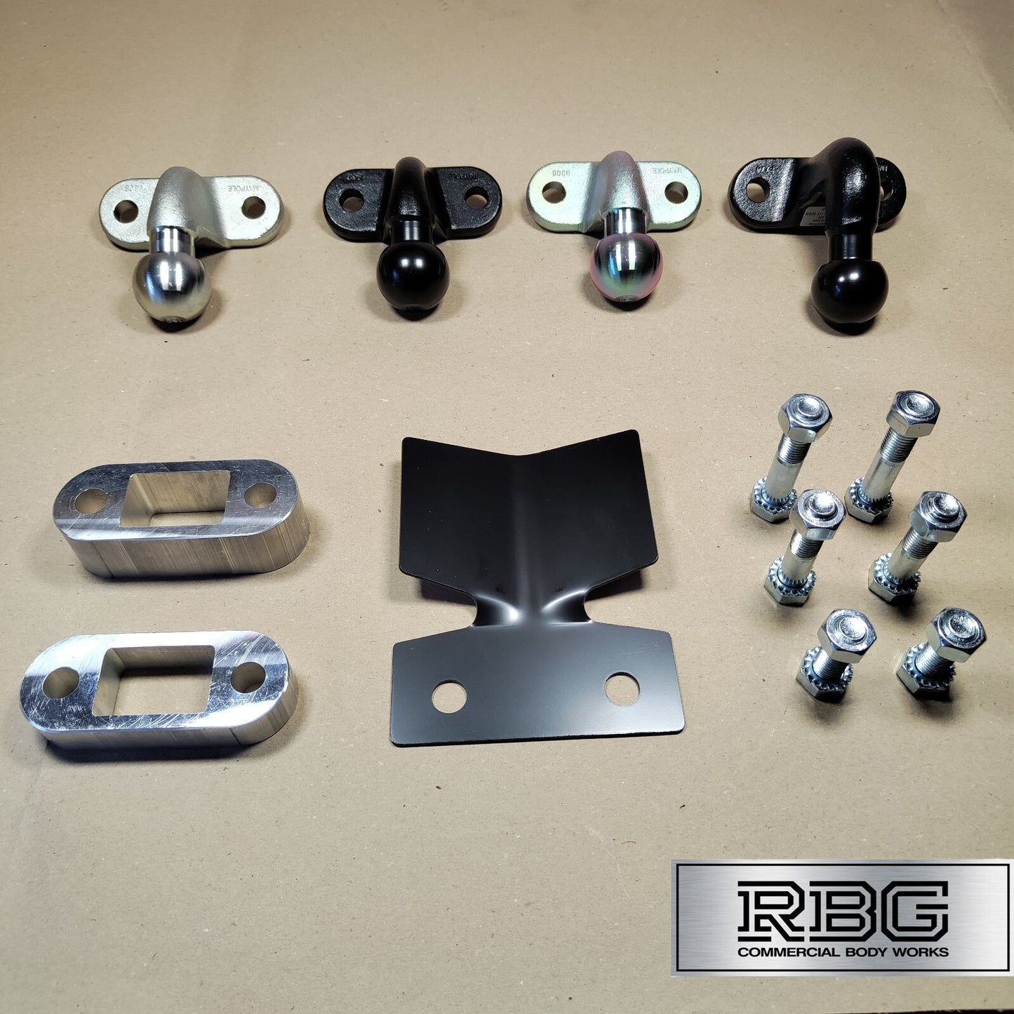 Tow Ball Spacer Bumper Bolt Sets Maypole 50mm Tow Ball Trailer Truck 4x4 Towbar