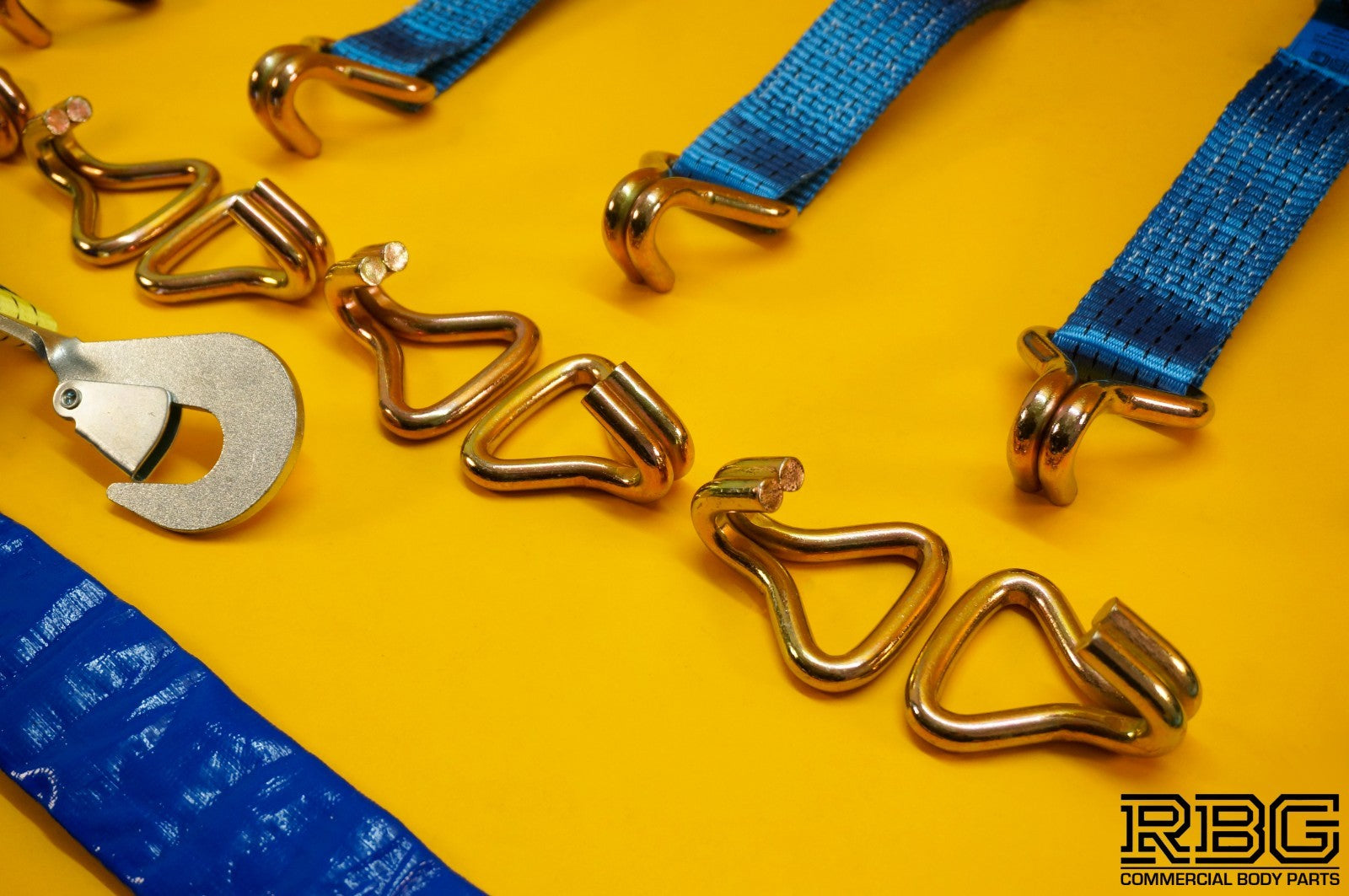 Recovery Ratchet Strap 4Pc SET 4m Over Wheel 50mm + Winching Assistance Strap