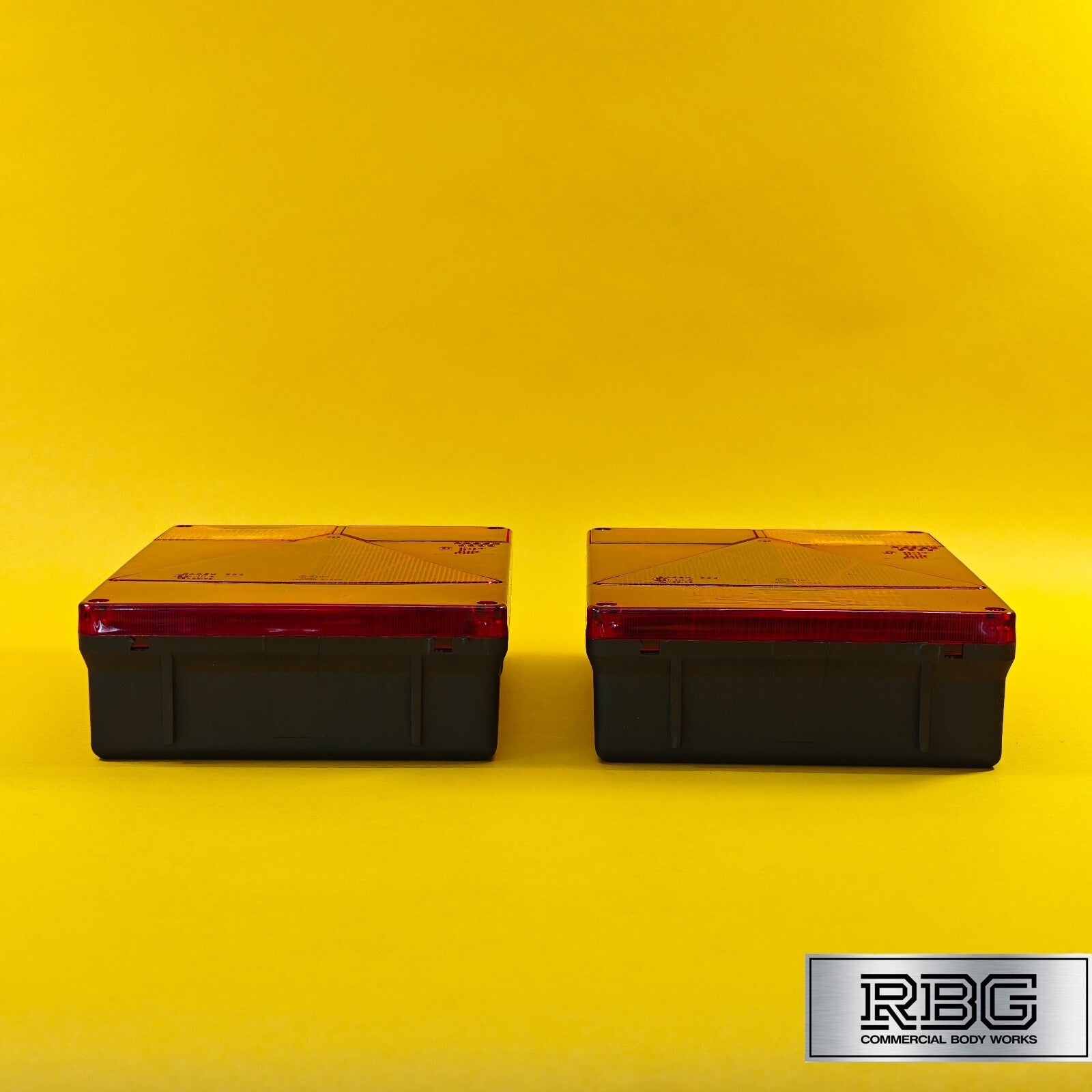 Rear Combination Light PAIR LEFT & RIGHT Rectangular Lamp Radex 6800 For Trailer