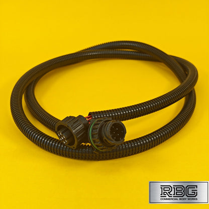 6/7 Pin Connector Plug F/M Twist Lock Rear Light Wiring Loom Harness 1.5m Cable