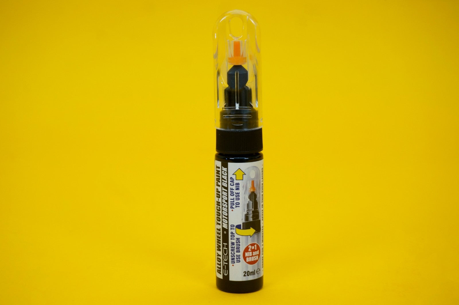 Alloy Wheel Paint Touch-Up PEN & STICK BLACK Chip Kurb Damaged Repair Pen Car