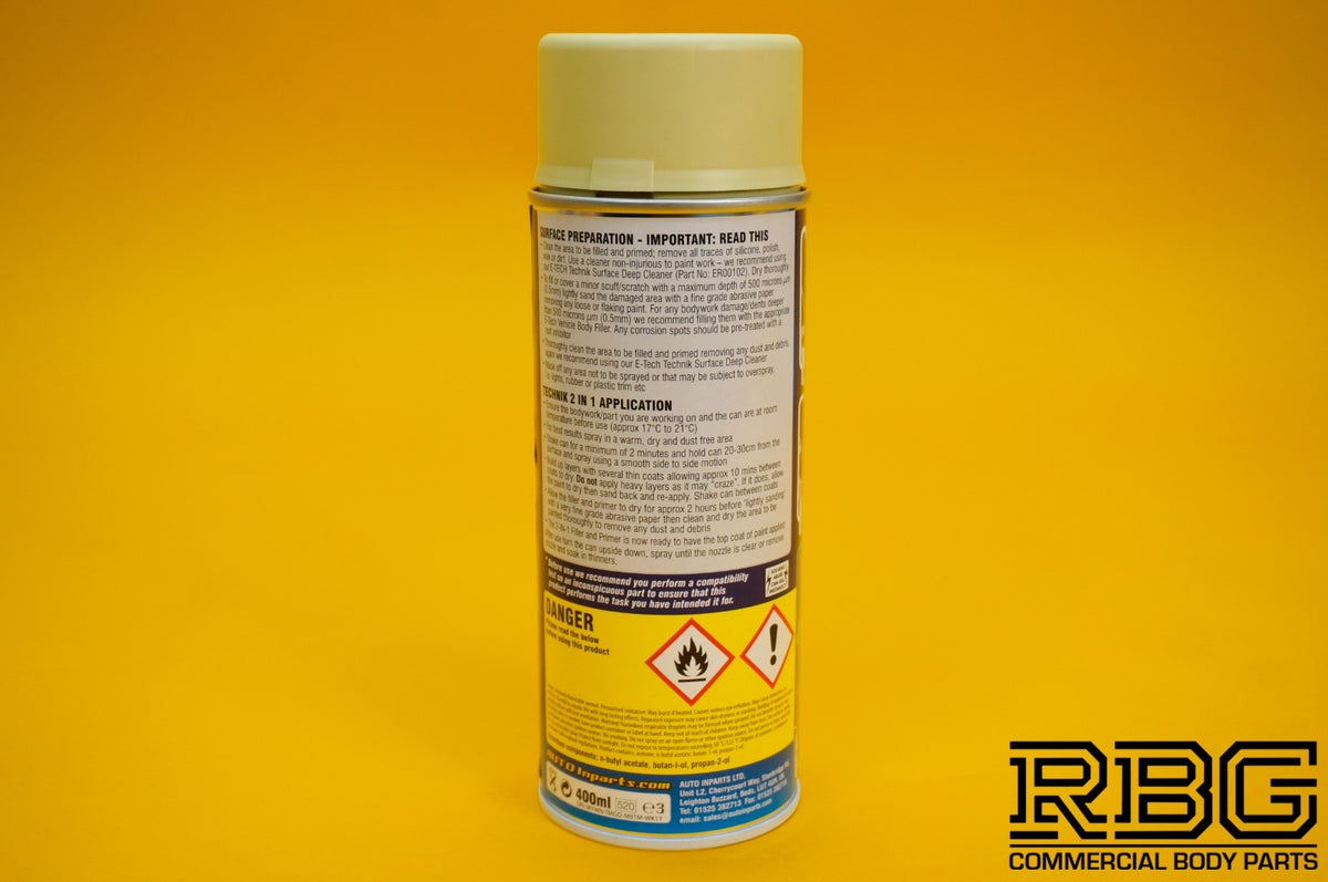 Technik 2-in-1 Filler & Primer Fills Scuff Scratches Alloy Wheel Car Body Repair