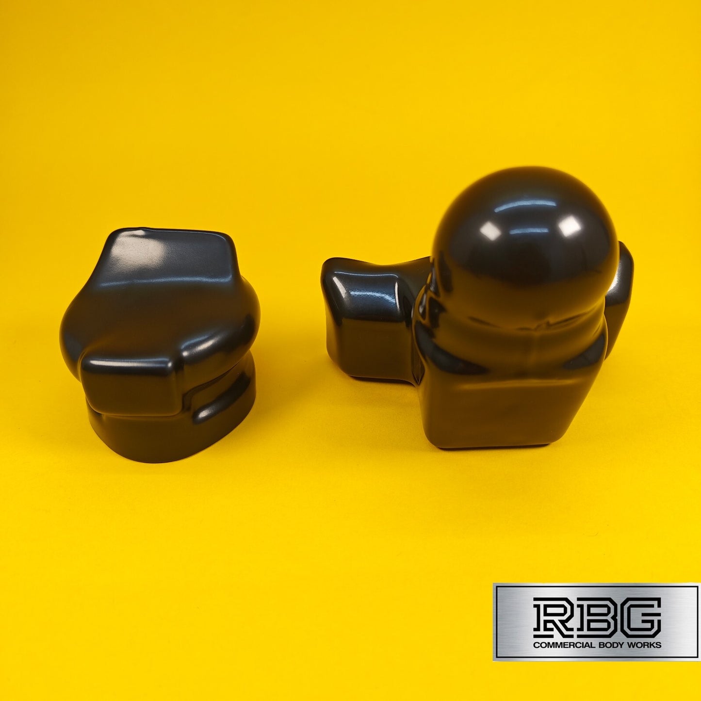 TowBall + Socket Cover Black PVC For 50mm Flange Towballs & 7 or 13 Pin Sockets
