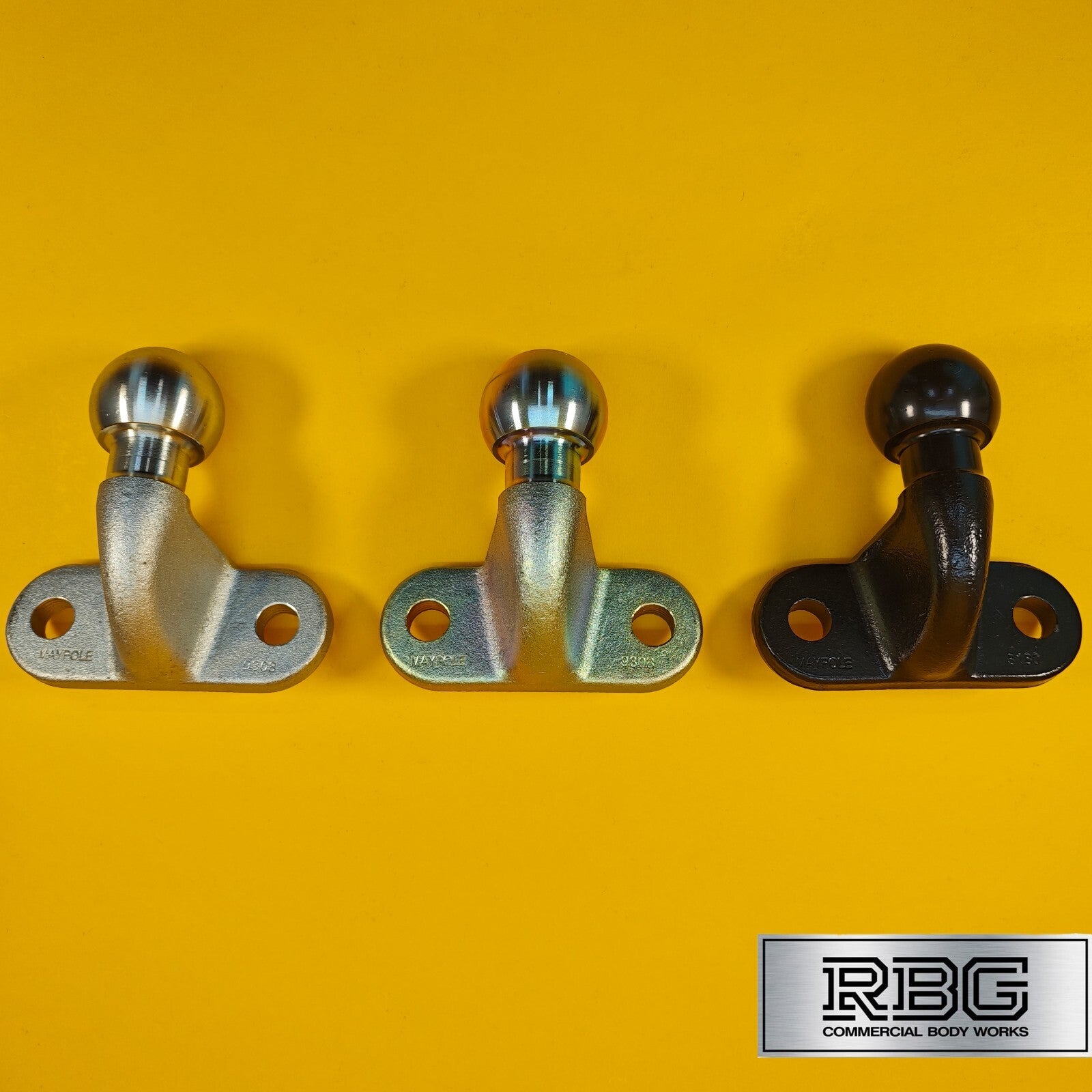 50mm Tow Ball Heavy Duty Standard Tow Hitch E approved 3.5t Gold/Black/Silver