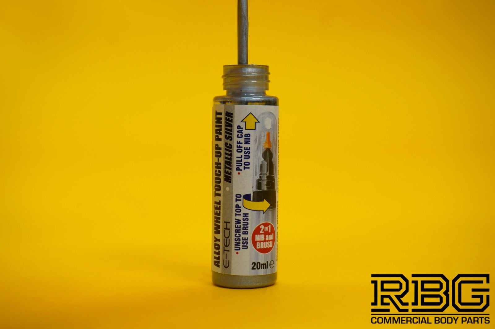 Alloy Wheel Paint Touch-Up PEN & STICK SILVER Chip Kurb Damaged Repair Pen Car